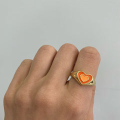 Creative Love Heart Ring